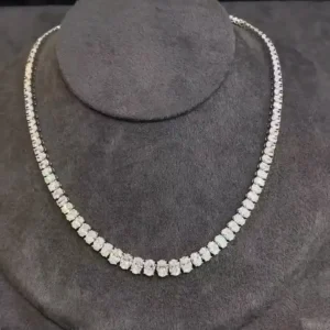 Elliptical Gradient Necklace & Luxury Diamond Necklace