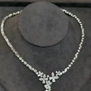 Graff Full Diamond Teardrop Necklace & Luxury Full Diamond Necklace