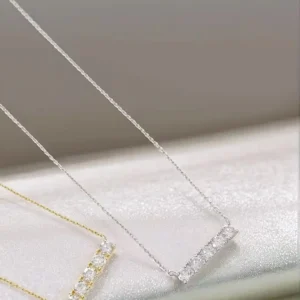 18K Cultured Round Diamond Single-Strand Necklace